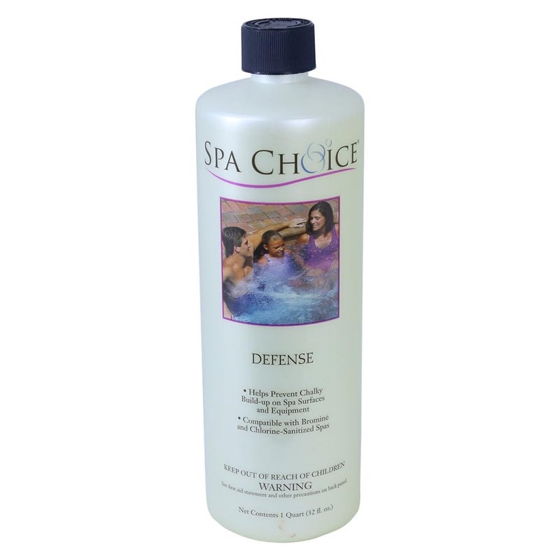 SpaChoice 1-Quart Premium Defense, Descaler for Hot Tub, Made in USA - Image 1